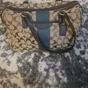 Coach Signature Canvas Satchel